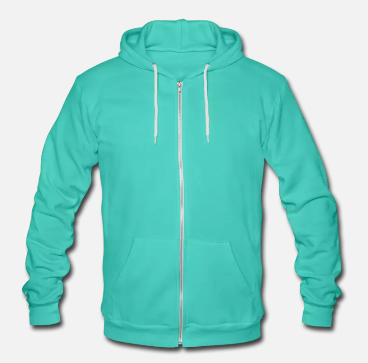 Unisex Kapuzenjacke gestalten bedrucken Unisex Kapuzenjacke gestalten bedrucken